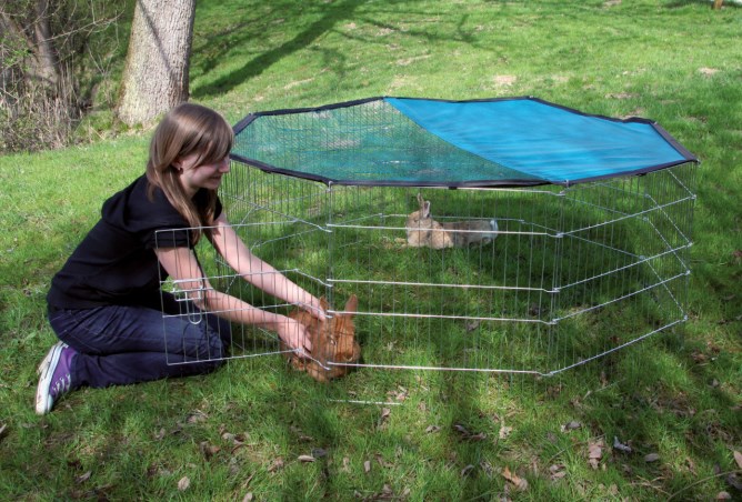 KERBL – Modulares Gehege für Kaninchen und Nagetiere