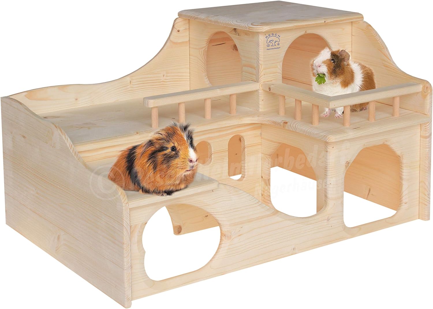 RESCH - Holzburg für Meerschweinchen