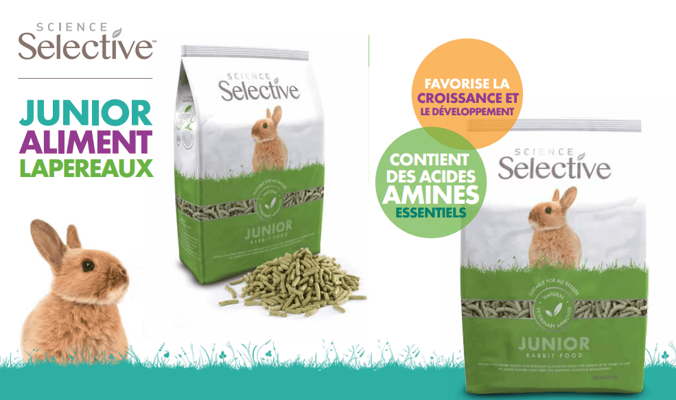 Die Vorteile von SCIENE SELECTIVE Futter – Junior Rabbit