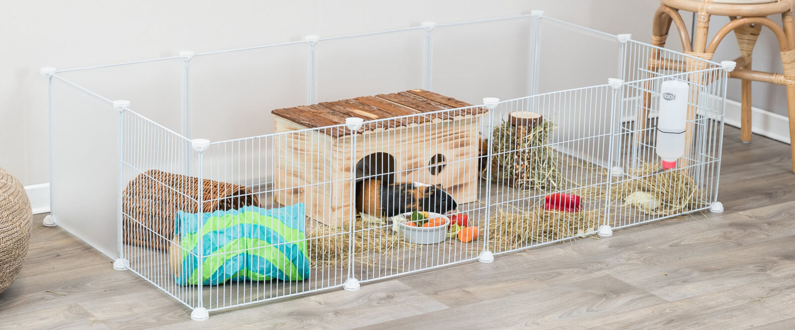 TRIXIE – Modulares Gehege für Kaninchen und Nagetiere