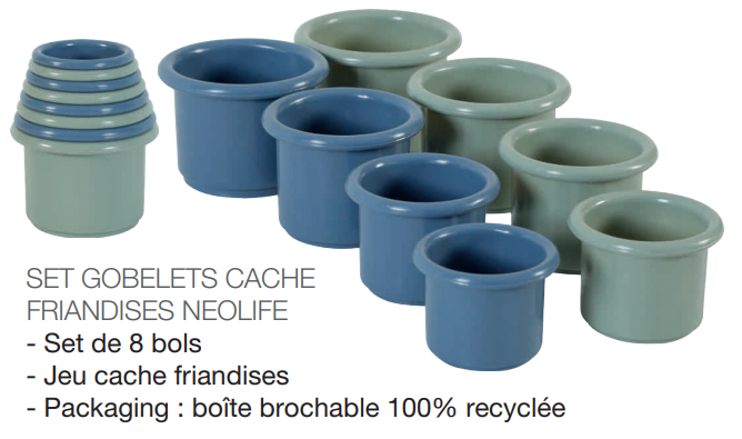 ZOLUX - Lot de Gobelets Cache Friandises 